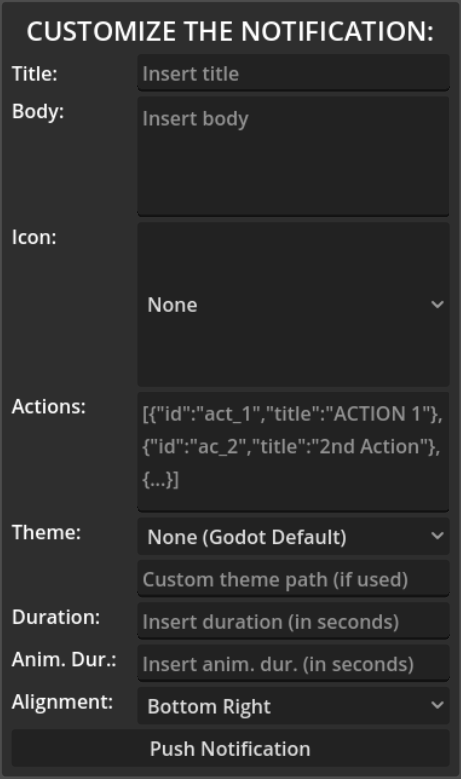 NotificationEngine screenshot 1
